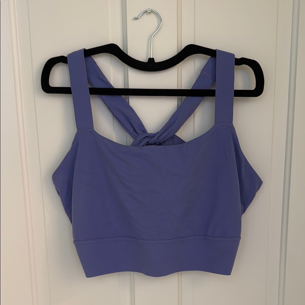 Athleta Purple Sports Bra with Supportive Band